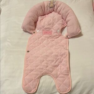 Pink Quilted Baby Support Cushion